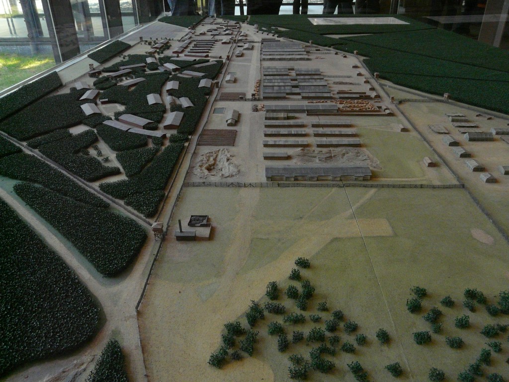 Maquette du camp de Bergen-Belsen