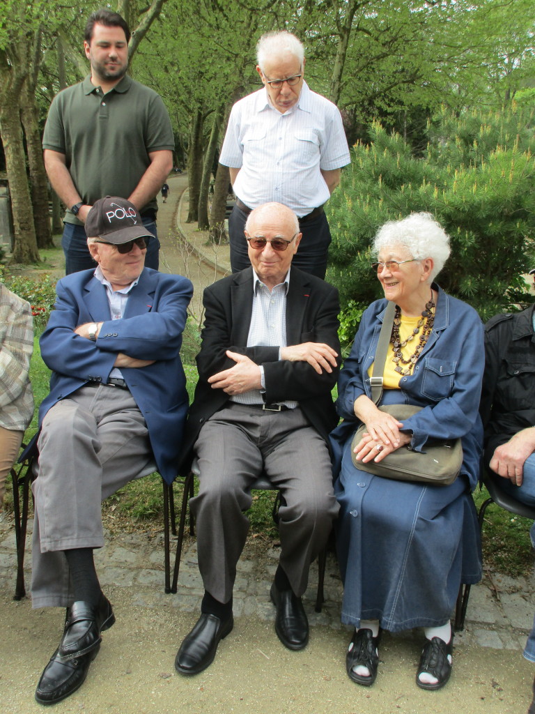 Anciens enfants déportés : Léon Placek, Victor Pérahia, Denise Schuhmann